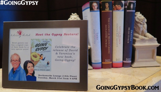 Announcement of the Going Gypsy book release party at the Library Hotel in New York City http://www.goinggypsybook.com