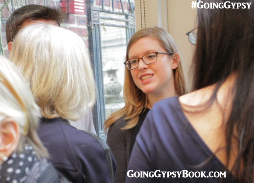 Jenny Pierson of Skyhorse Publishing, our editor, at the Going Gypsy book release party http://www.goinggypsybook.com