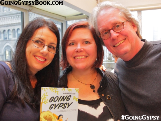 Meghan Walker of Tandem Literary, our publicist, at the Going Gypsy book release party in New York City http://www.goinggypsybook.com