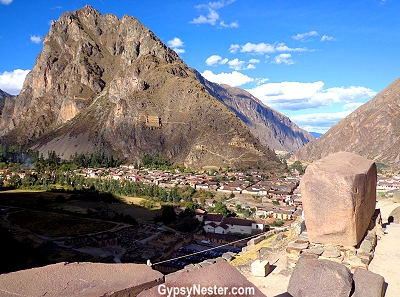 From the top of Ollantaytambo, we could see for miles!