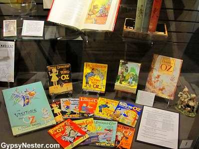 The complete collection of OZ books at The Oz Museum in Wamego, Kansas