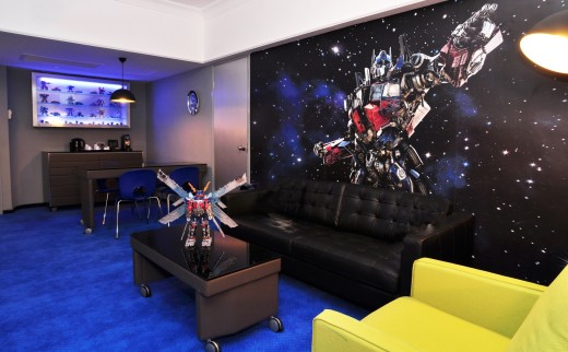 The Transformers Suite at the Panda Hotel in Hong Kong!