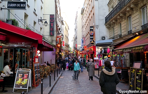 The Latin Quarter in Paris, France