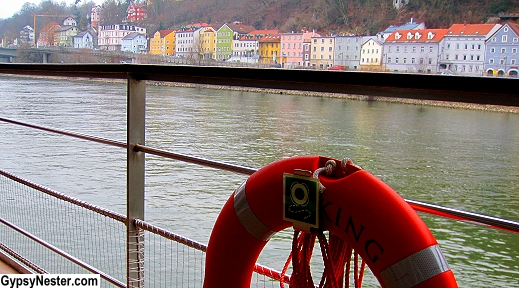 Passau Germany from the deck of our river boat