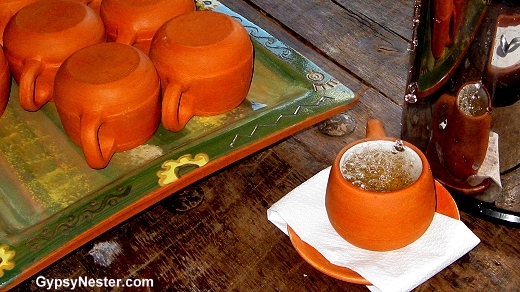 Coca Tea in Peru at Posada del Inca in Yucay
