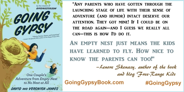 An empty nest just means the kids have learned to fly... Going Gypsy: One Couple's Adventure from Empty Nest to No Nest at All - http://goinggypsybook.com #GoingGypsy #books