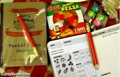 We were issued pizza survival kits!