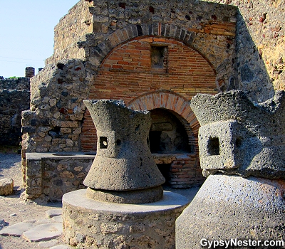 A bakery in Pompeii, Italy