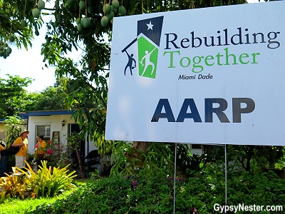We helped a senior in need with Rebuilding Together in Miami