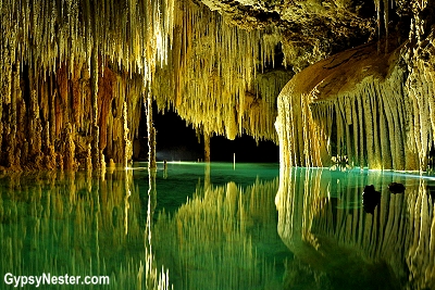 Rio Secreto, underwater cave near Playa del Carmen, Mexico