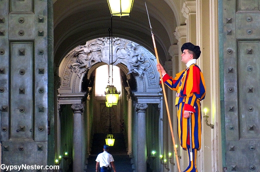 Swiss guard at The Vatican