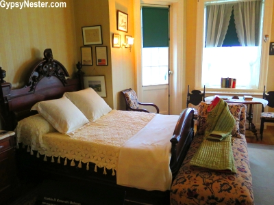 Franklin Roosevelt's bedroom at Springwood, Hyde Park, New York