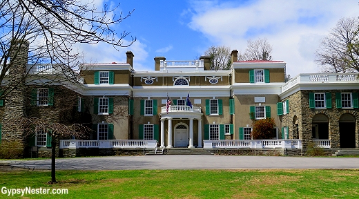 Springwood, where FDR was born, grew up, and used as the Summer White House in Hyde Park, New York