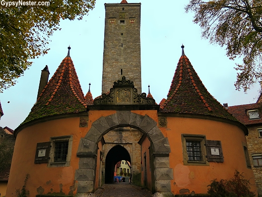 The Burgtor, or Castle Gate, served as a kind of front door for Rothenberg, Germany