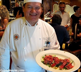 Master Chef Alfredo Marzi on the Royal Princess