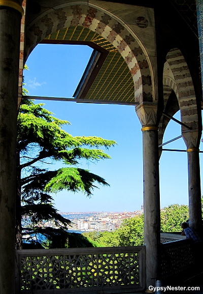 The view of Istanbul from Topkapi Palace