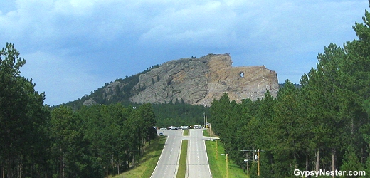 On the road to Mount Rushmore