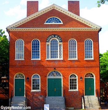 The town hall in Salem, Massachusetts