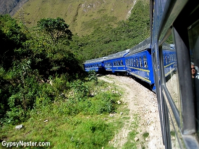 The excursion train to Machu Picchu in Peru