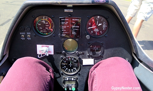 Sailplanes are a tight fit!