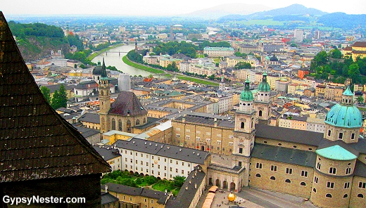 View of Salzburg from the Castle