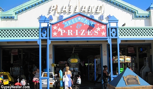 Playland, with skeeball on the Santa Monica Pier