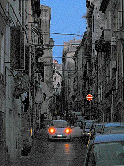 Narrow streets of Sassari