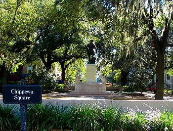 Chippewa Square, Savannah, Georgia