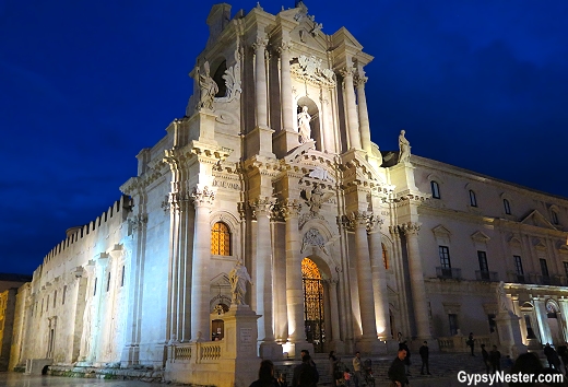 The Duomo of Syracuse, Sicily was built atop the Temple of Athena and the columns from the temple can still be seen!