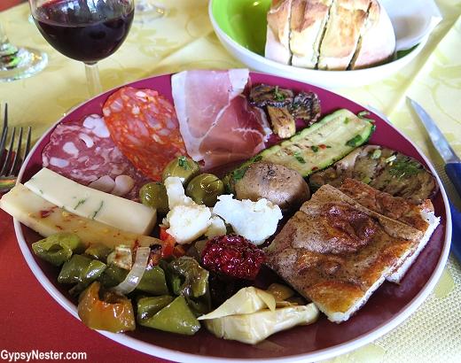 A Sicilian plate - the best food the land has to offer.