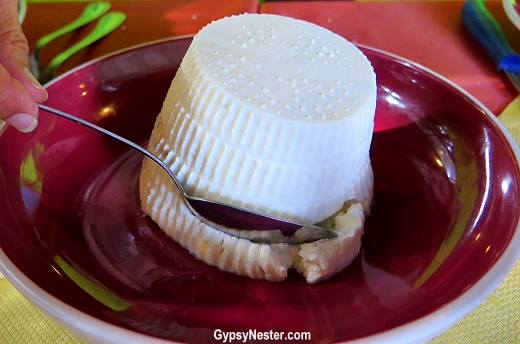 Sicily's famous fresh ricotta cheese!