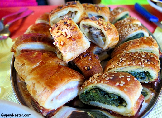 Sicilian rollatini with spinach, mushrooms and cheese