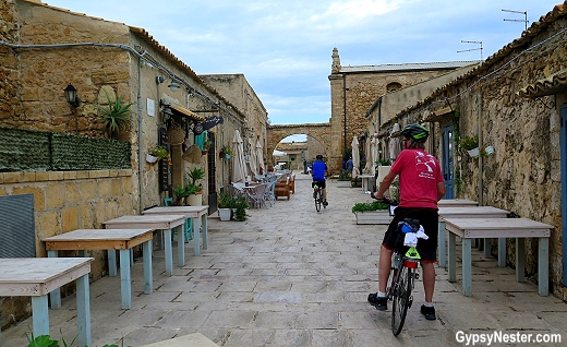 Marzameni in Sicily, Italy is an old tuna fishery village