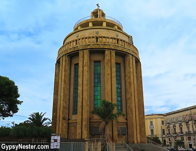 Church of St. Thomas in Syracuse, Sicily. This octagonal tower is commonly called the Pantheon by locals.