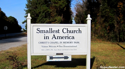 The Smallest Church in America, Eulonia, Georgia