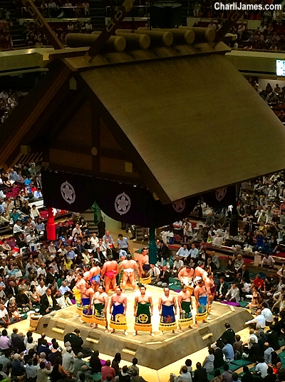 Sumo wrestling in Tokyo Japan