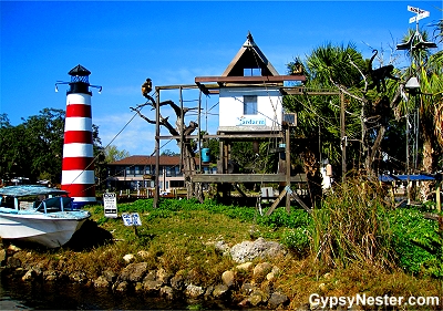 Monkey island of The Homosassa Riverside Resort, Florida