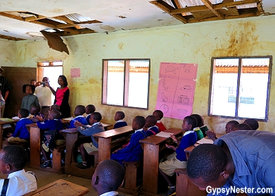 The classroom we'll be refurbishing with Discover Corps in Tanzania, Africa