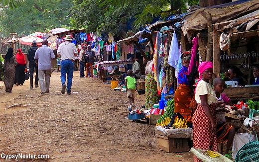 Market place in the village of Rau, outside of Moshi, in Tanzania, Africa. Discover Corps