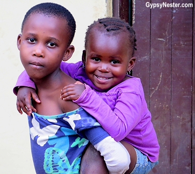 Children of the orphanage in the village of Rau in Tanzania. With Discover Corps