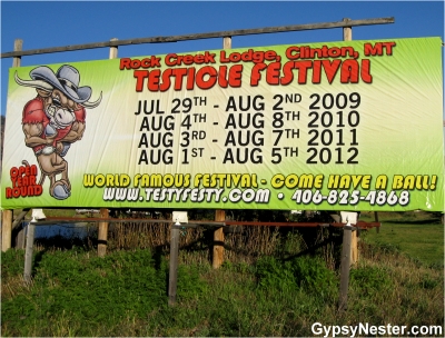 Testicle Festival in Clinton, Montana