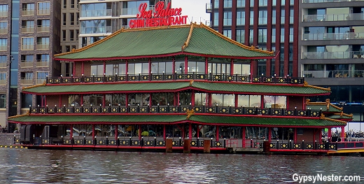 Amsterdam's Sea Palace - a floating Chinese Restaurant
