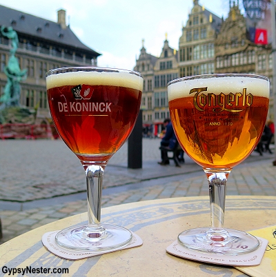 Tongerlo and DeKoninck beer in Antwerp, Belgium