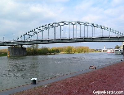 John Frost Bridge in Arnhem, Holland, The Netherlands