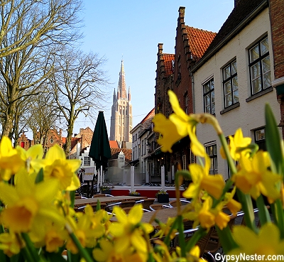 Spring in Bruges, Belgium