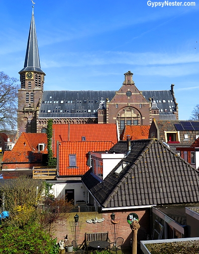 The view from our host family's house in Hoorn, Holland, The Netherlands