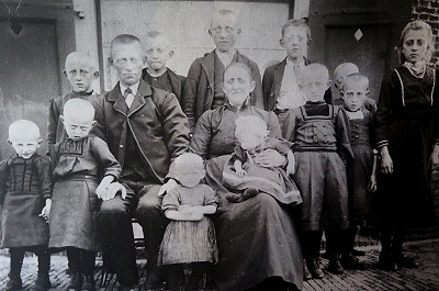 The family that lived in a windmill in Kinderdijk, Holland
