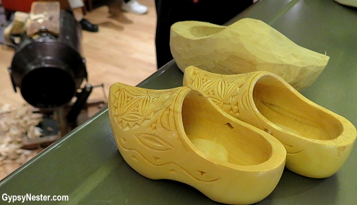 Wooden shoe making in Holland