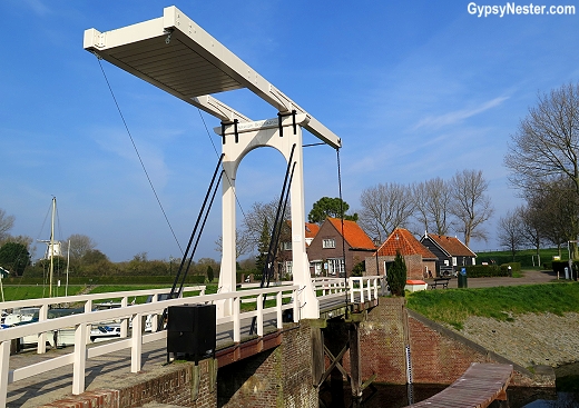 The little drawbridge in Veere, Holland, The Netherlands