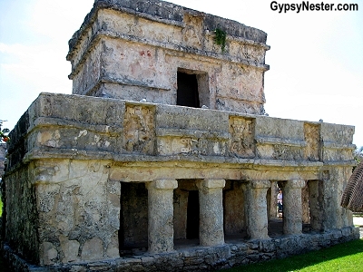 The Temple of the Frescos, Tulum, Mexico